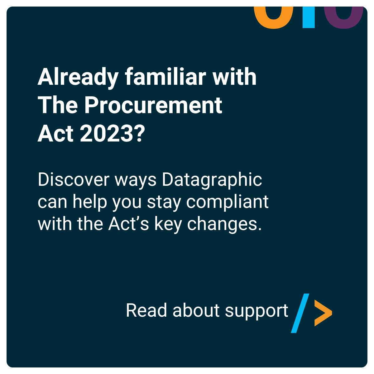 Procurement Act 2023 Key Datagraphic Support