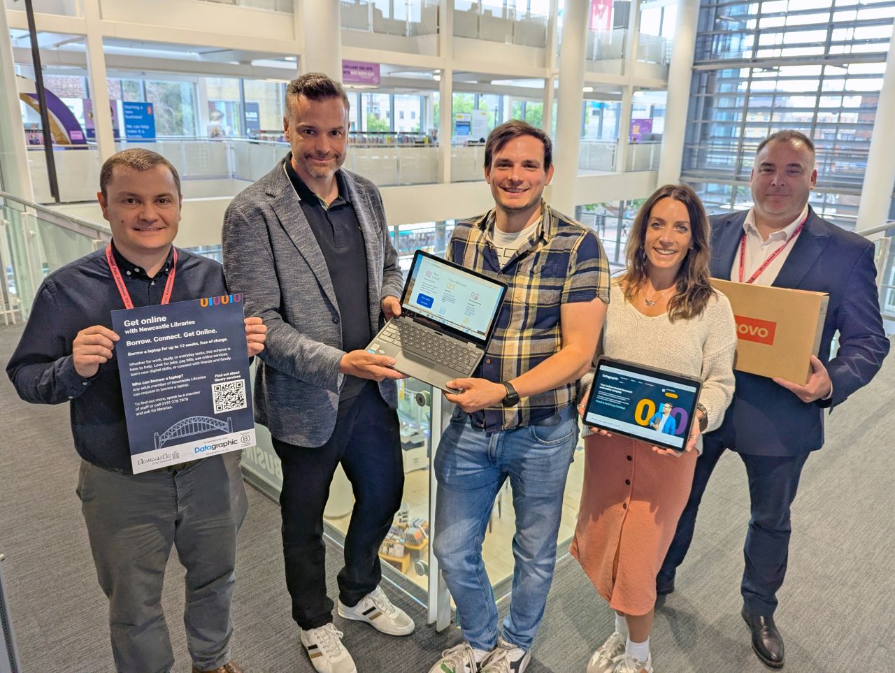 Digital inclusion project in Newcastle City Library