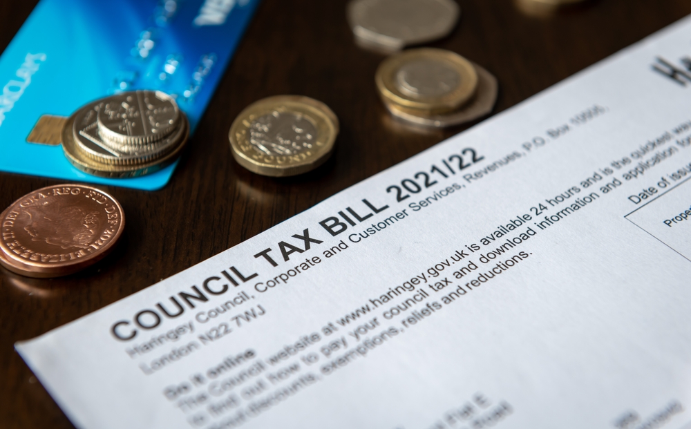 council tax bill document