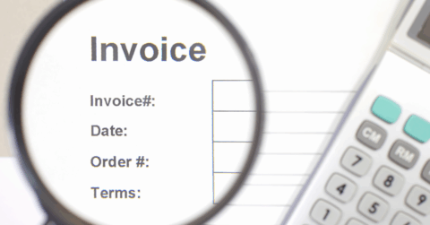 Customer mail invoice