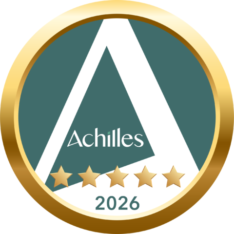 Achilles Sustainability Score badge 2026 5 stars